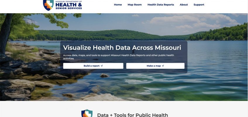 Missouri Department of Health and Senior Services Health Data portal